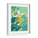 El lobo baloncestista - Najesi | Cuadro decorativo de Canvas Lab