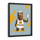 El oso tenista - Najesi | Cuadro decorativo de Canvas Lab
