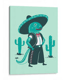 Iguana ranchera - Najesi | Cuadro decorativo de Canvas Lab