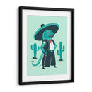 Iguana ranchera - Najesi | Cuadro decorativo de Canvas Lab