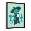 Iguana ranchera - Najesi | Cuadro decorativo de Canvas Lab