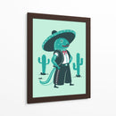 Iguana ranchera - Najesi | Cuadro decorativo de Canvas Lab