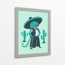 Iguana ranchera - Najesi | Cuadro decorativo de Canvas Lab