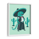 Iguana ranchera - Najesi | Cuadro decorativo de Canvas Lab