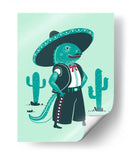 Iguana ranchera - Najesi | Cuadro decorativo de Canvas Lab