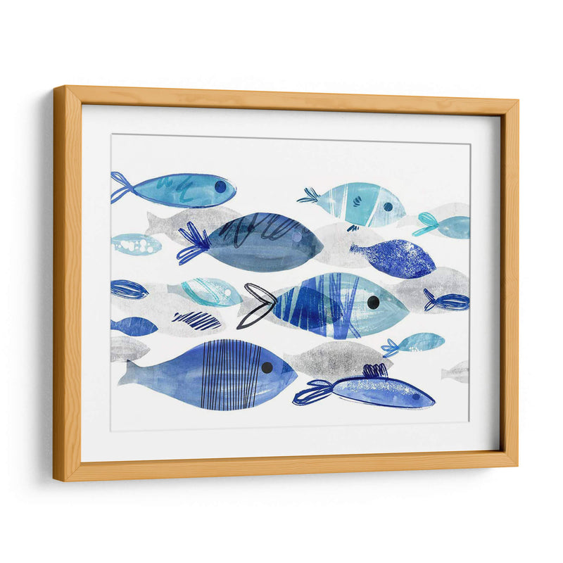 Desfile De Peces I - Jacob Green | Cuadro decorativo de Canvas Lab