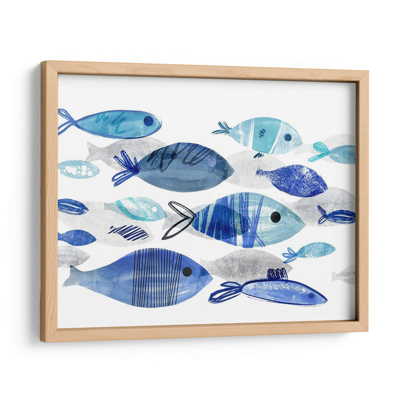 Desfile De Peces I - Jacob Green | Cuadro decorativo de Canvas Lab