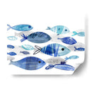 Desfile De Peces I - Jacob Green | Cuadro decorativo de Canvas Lab