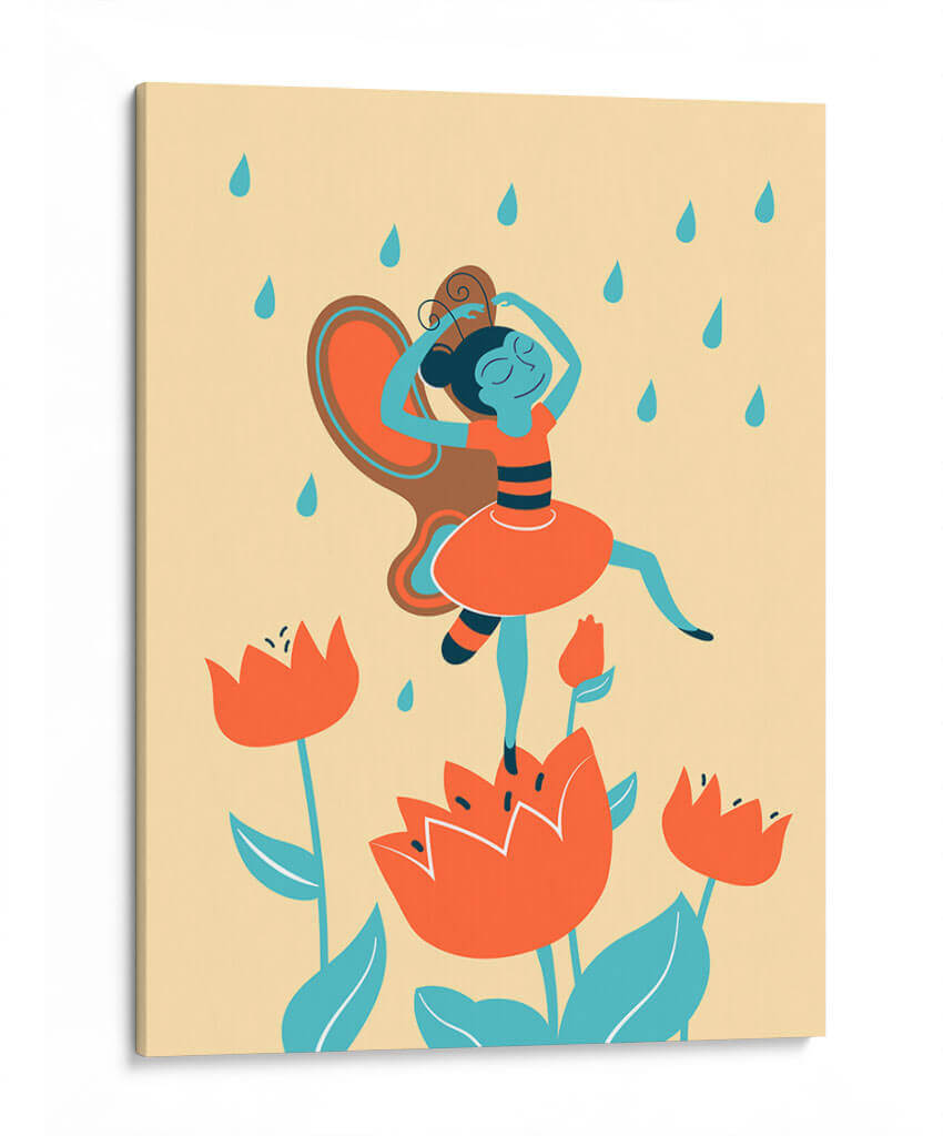 La mariposa en el ballet - Najesi | Cuadro decorativo de Canvas Lab