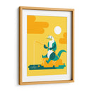 La nutria pescadora - Najesi | Cuadro decorativo de Canvas Lab