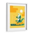 La nutria pescadora - Najesi | Cuadro decorativo de Canvas Lab