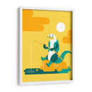 La nutria pescadora - Najesi | Cuadro decorativo de Canvas Lab