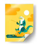 La nutria pescadora - Najesi | Cuadro decorativo de Canvas Lab