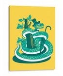 La verde serpiente de gala - Najesi | Cuadro decorativo de Canvas Lab