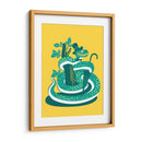 La verde serpiente de gala - Najesi | Cuadro decorativo de Canvas Lab