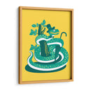 La verde serpiente de gala - Najesi | Cuadro decorativo de Canvas Lab