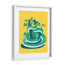 La verde serpiente de gala - Najesi | Cuadro decorativo de Canvas Lab