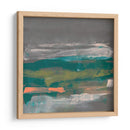 Esmeralda Y Coral Glimpse Ii - Jennifer Goldberger | Cuadro decorativo de Canvas Lab