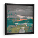 Emeralda Y Coral Glimpse Iii - Jennifer Goldberger | Cuadro decorativo de Canvas Lab