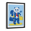Panda viajero - Najesi | Cuadro decorativo de Canvas Lab