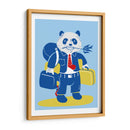 Panda viajero - Najesi | Cuadro decorativo de Canvas Lab