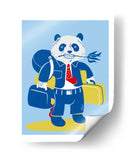 Panda viajero - Najesi | Cuadro decorativo de Canvas Lab