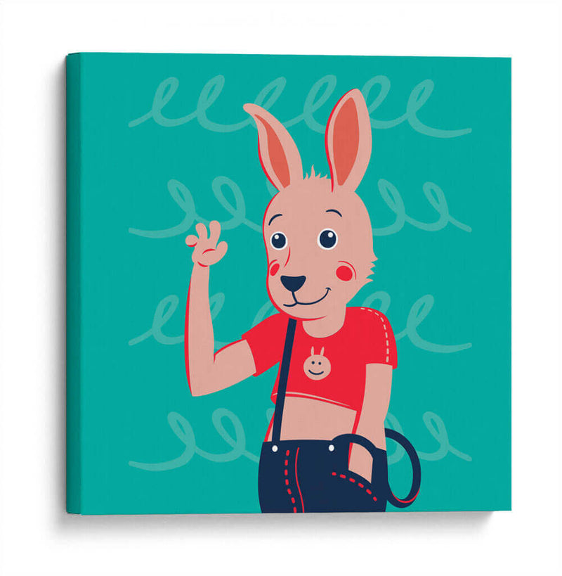 HOLA, NIÑO, DICE EL CONEJO - Najesi | Cuadro decorativo de Canvas Lab