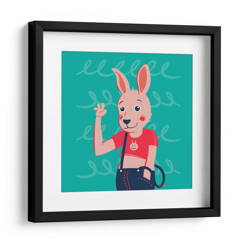 HOLA, NIÑO, DICE EL CONEJO - Najesi | Cuadro decorativo de Canvas Lab