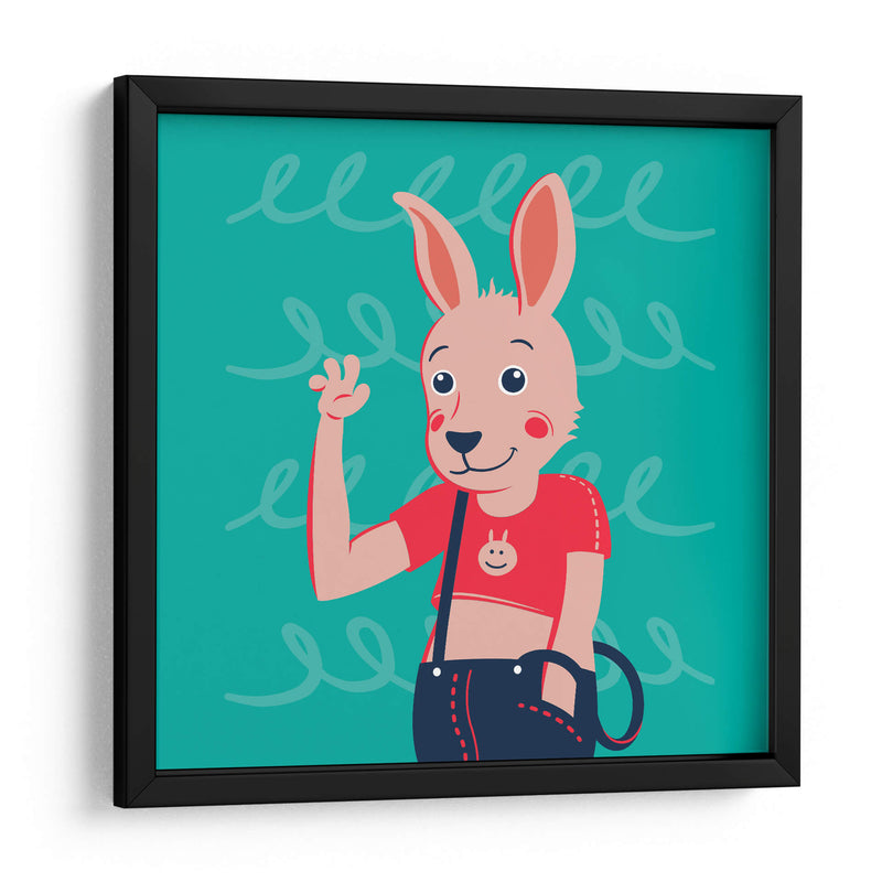 HOLA, NIÑO, DICE EL CONEJO - Najesi | Cuadro decorativo de Canvas Lab