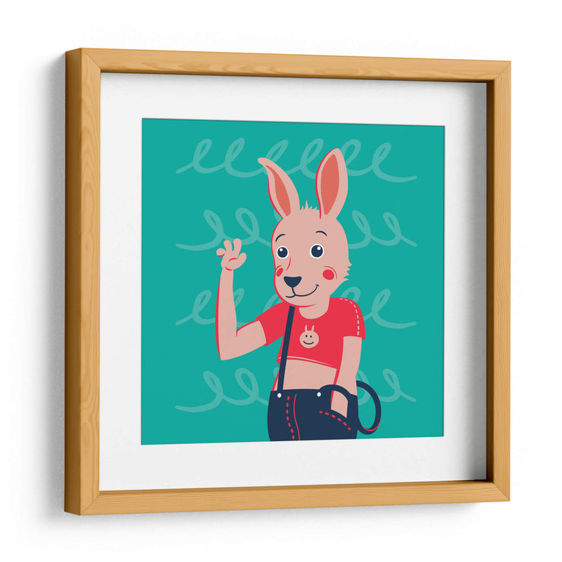 HOLA, NIÑO, DICE EL CONEJO - Najesi | Cuadro decorativo de Canvas Lab