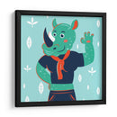 HOLA, NIÑO, DICE EL RINOCERONTE - Najesi | Cuadro decorativo de Canvas Lab