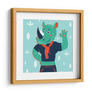 HOLA, NIÑO, DICE EL RINOCERONTE - Najesi | Cuadro decorativo de Canvas Lab