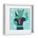 HOLA, NIÑO, DICE EL RINOCERONTE - Najesi | Cuadro decorativo de Canvas Lab