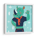 HOLA, NIÑO, DICE EL RINOCERONTE - Najesi | Cuadro decorativo de Canvas Lab
