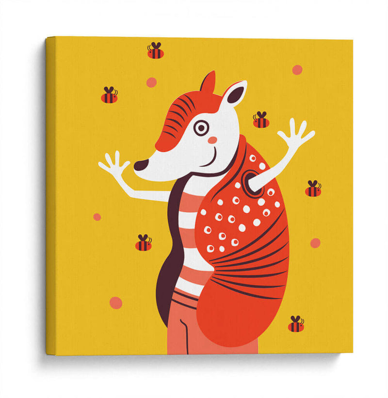HOLA, NIÑO, DICE EL ARMADILLO - Najesi | Cuadro decorativo de Canvas Lab