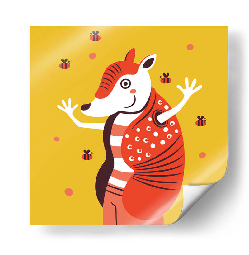 HOLA, NIÑO, DICE EL ARMADILLO - Najesi | Cuadro decorativo de Canvas Lab