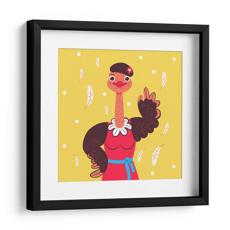 HOLA, NIÑO, DICE EL AVESTRUZ - Najesi | Cuadro decorativo de Canvas Lab