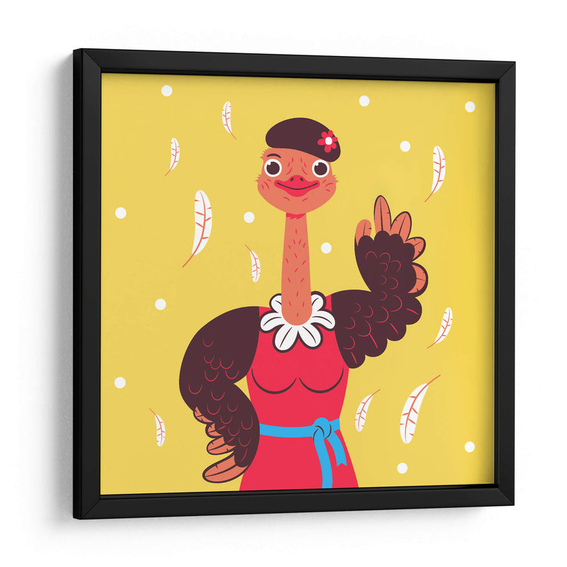 HOLA, NIÑO, DICE EL AVESTRUZ - Najesi | Cuadro decorativo de Canvas Lab
