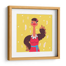 HOLA, NIÑO, DICE EL AVESTRUZ - Najesi | Cuadro decorativo de Canvas Lab