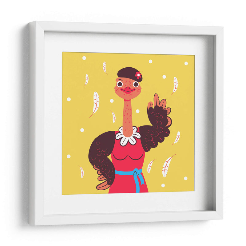 HOLA, NIÑO, DICE EL AVESTRUZ - Najesi | Cuadro decorativo de Canvas Lab