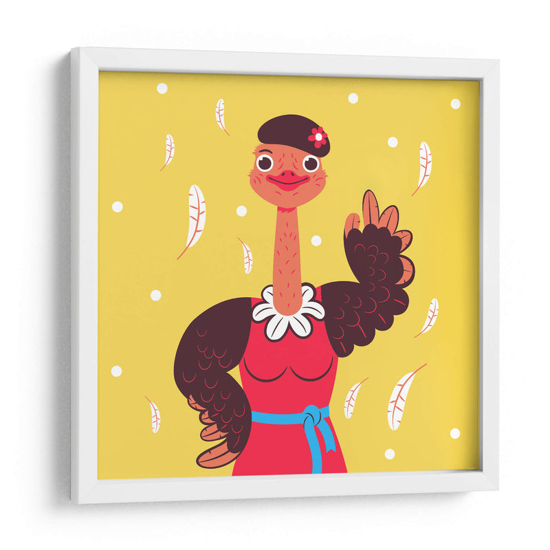 HOLA, NIÑO, DICE EL AVESTRUZ - Najesi | Cuadro decorativo de Canvas Lab