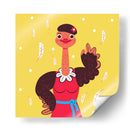 HOLA, NIÑO, DICE EL AVESTRUZ - Najesi | Cuadro decorativo de Canvas Lab