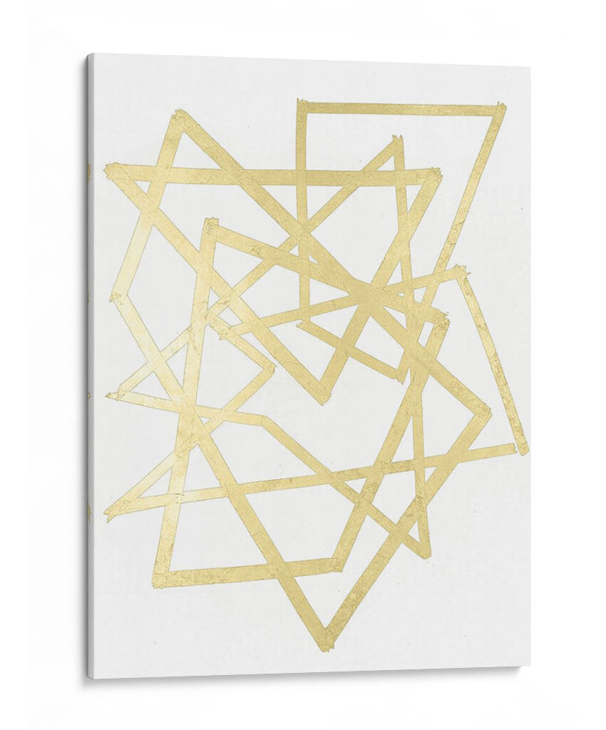 Golden Techno Ii - Vanna Lam | Cuadro decorativo de Canvas Lab