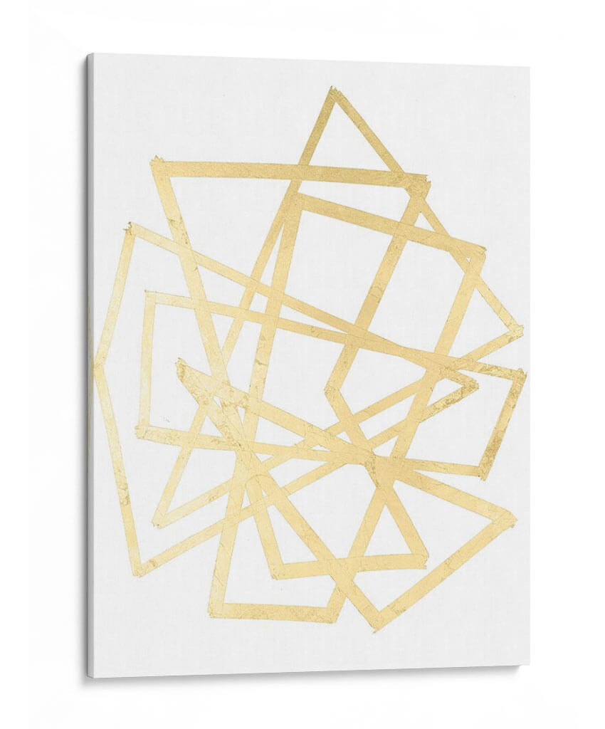 Golden Techno Iv - Vanna Lam | Cuadro decorativo de Canvas Lab