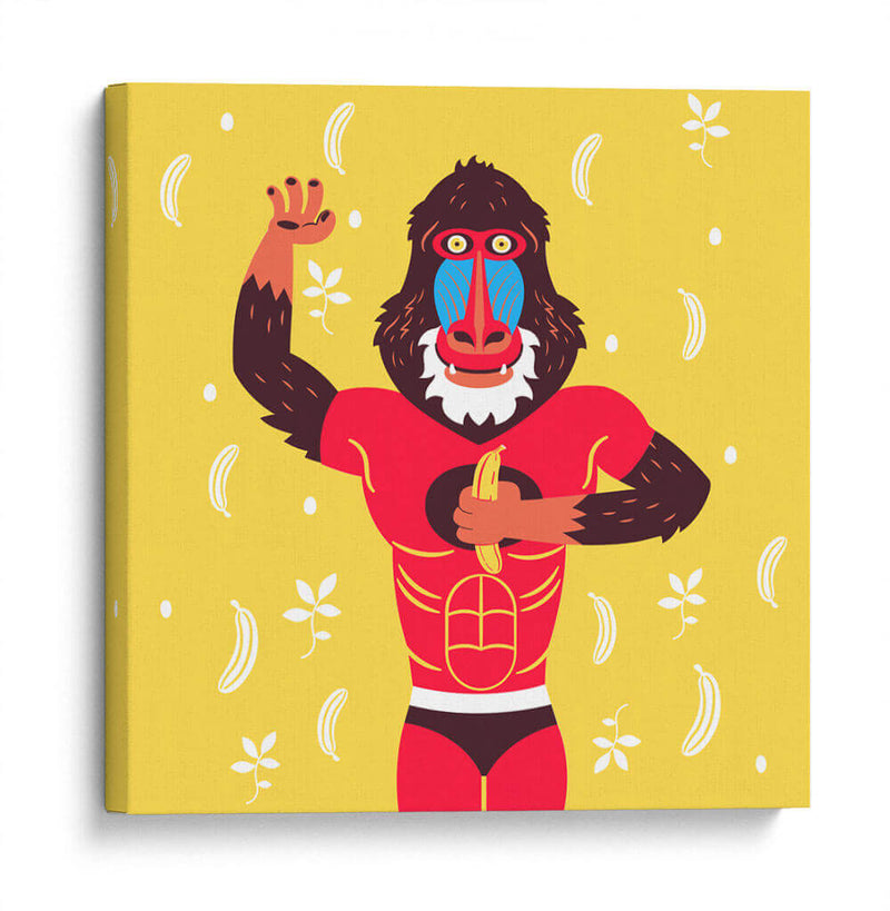 HOLA, NIÑO, DICE EL BABUINO - Najesi | Cuadro decorativo de Canvas Lab