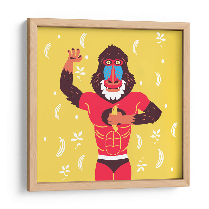 HOLA, NIÑO, DICE EL BABUINO - Najesi | Cuadro decorativo de Canvas Lab