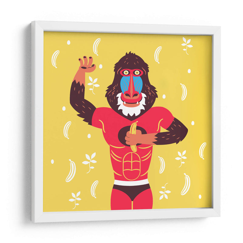 HOLA, NIÑO, DICE EL BABUINO - Najesi | Cuadro decorativo de Canvas Lab