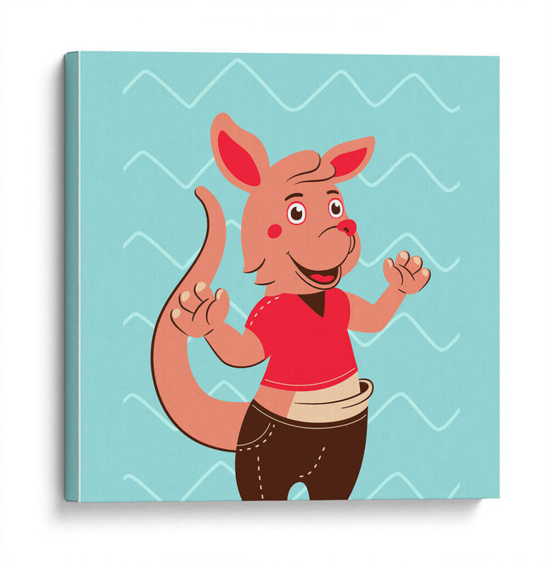 HOLA, NIÑO, DICE EL CANGURO - Najesi | Cuadro decorativo de Canvas Lab