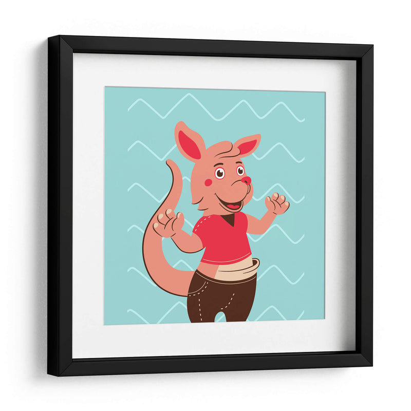 HOLA, NIÑO, DICE EL CANGURO - Najesi | Cuadro decorativo de Canvas Lab