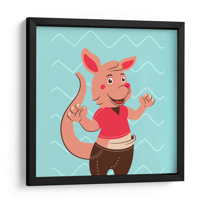HOLA, NIÑO, DICE EL CANGURO - Najesi | Cuadro decorativo de Canvas Lab